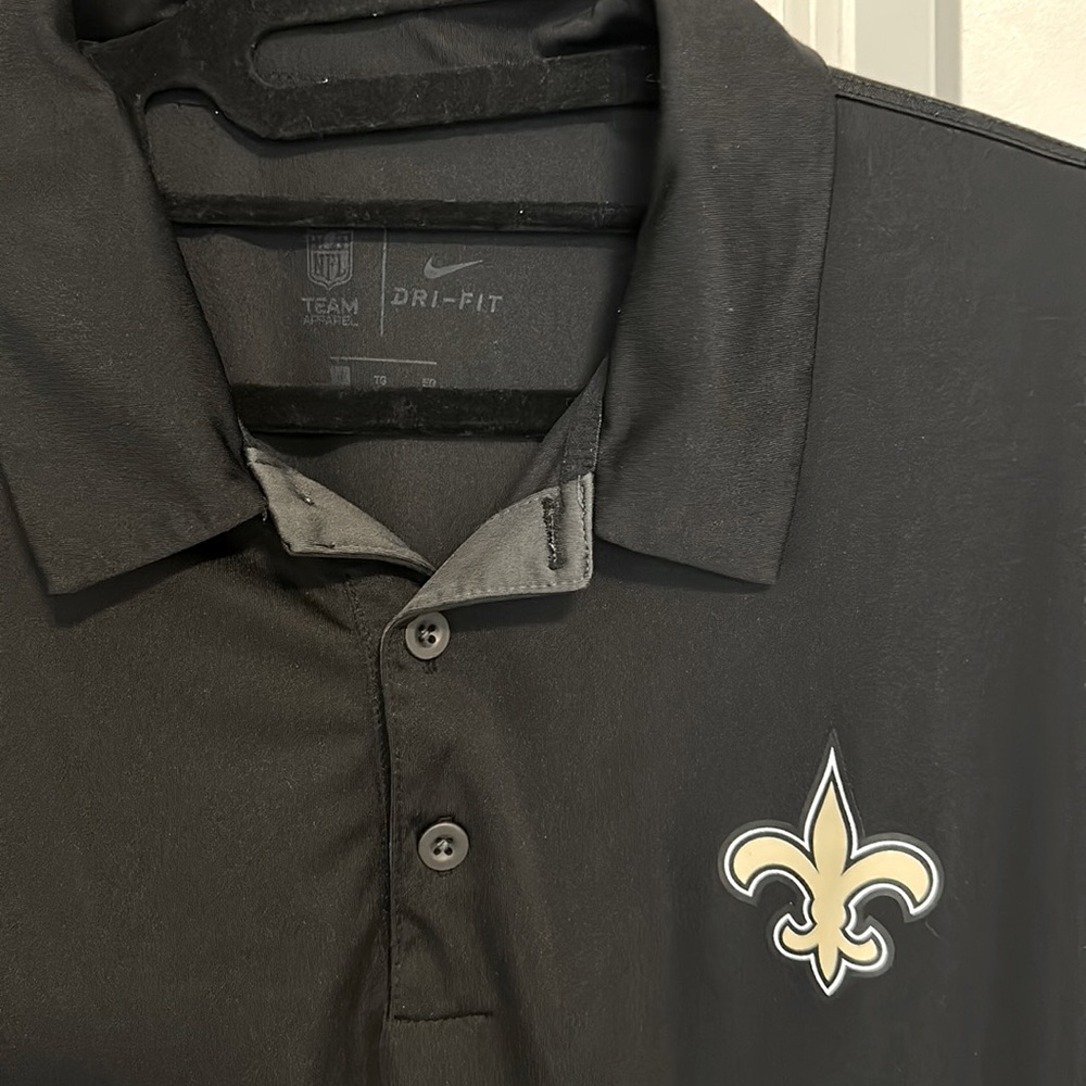 XL Nike NFL Team Apparel SAINTS Fleur-de-lis Polo